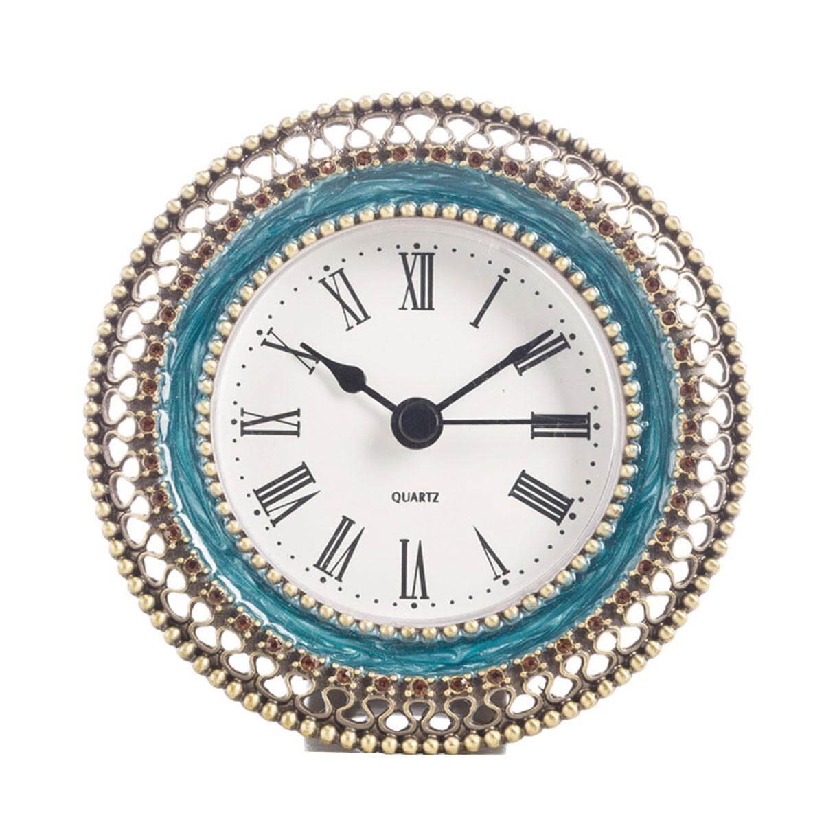 Buy Enamel Mini Clock Round Online Bed Bath N' Table