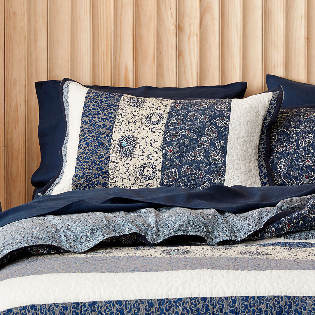 Buy Izumi Quilt Cover Navy Online Bed Bath N' Table