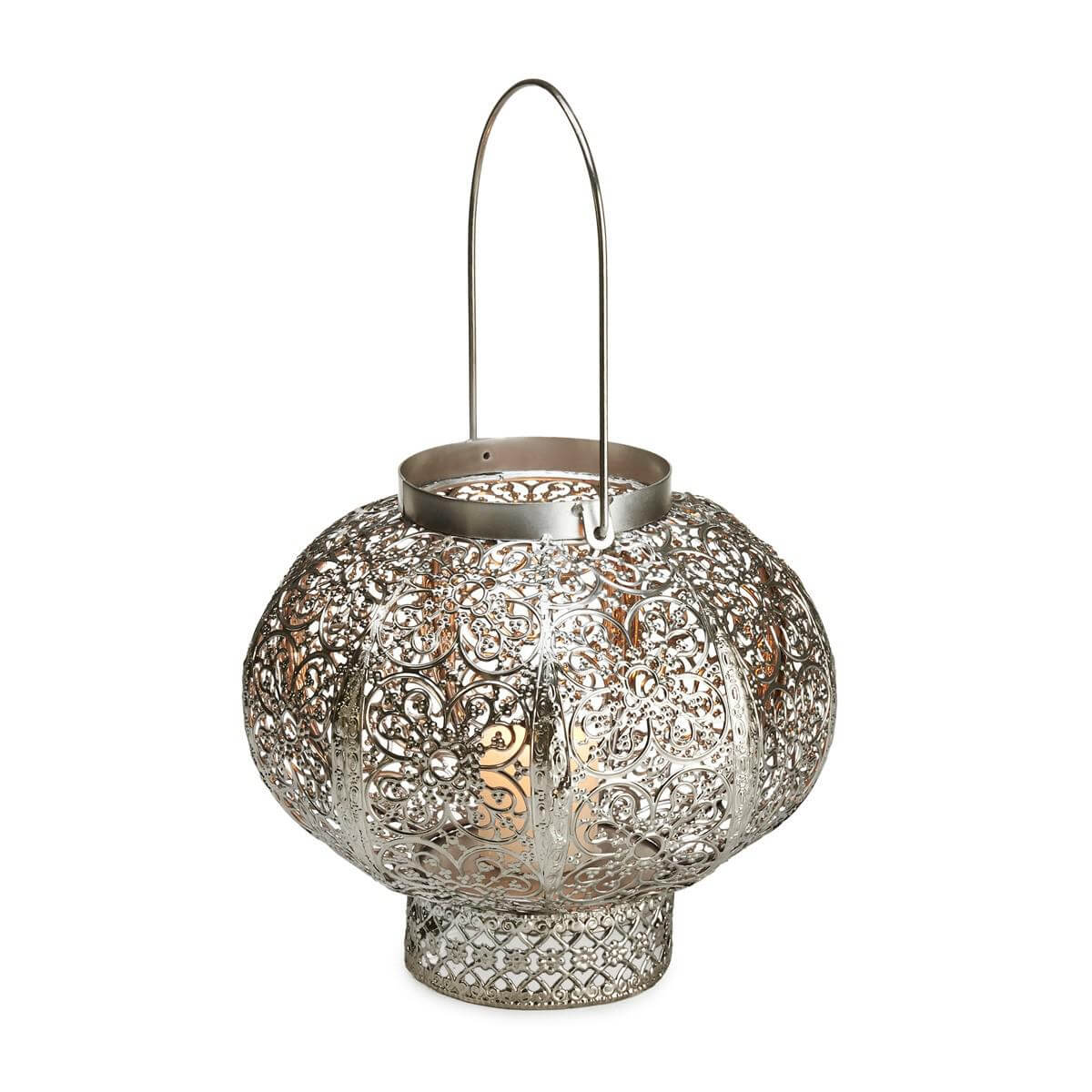 Filigree Curved Hanging Lantern Bed Bath N' Table