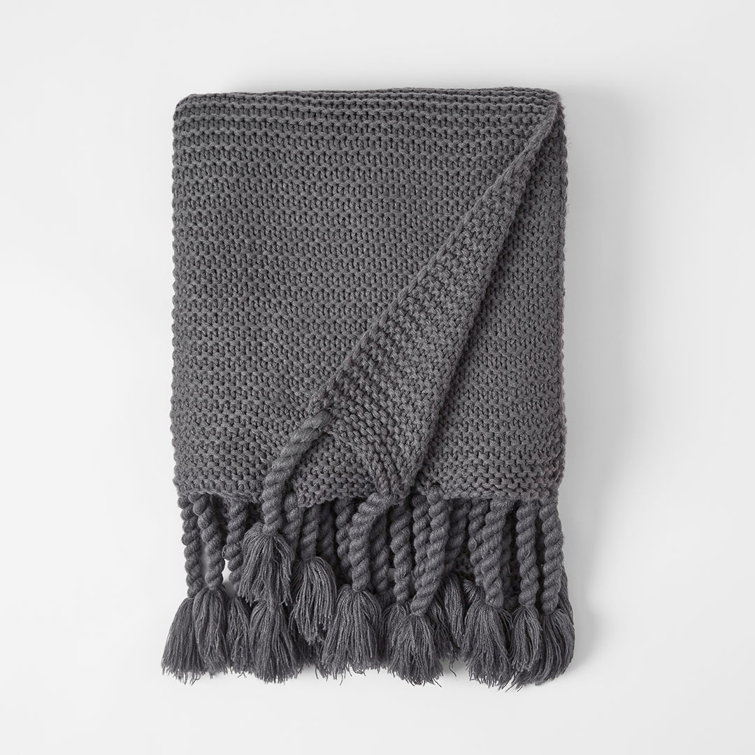 Chunky Tassel Throw Bed Bath N' Table