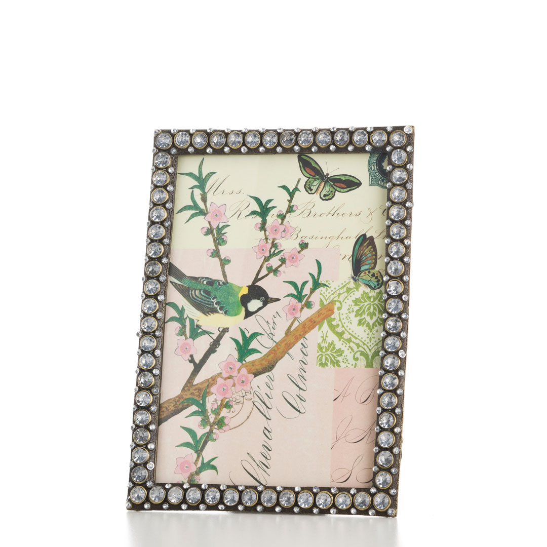 Buy Jewelled Frame Silver Online Bed Bath N' Table