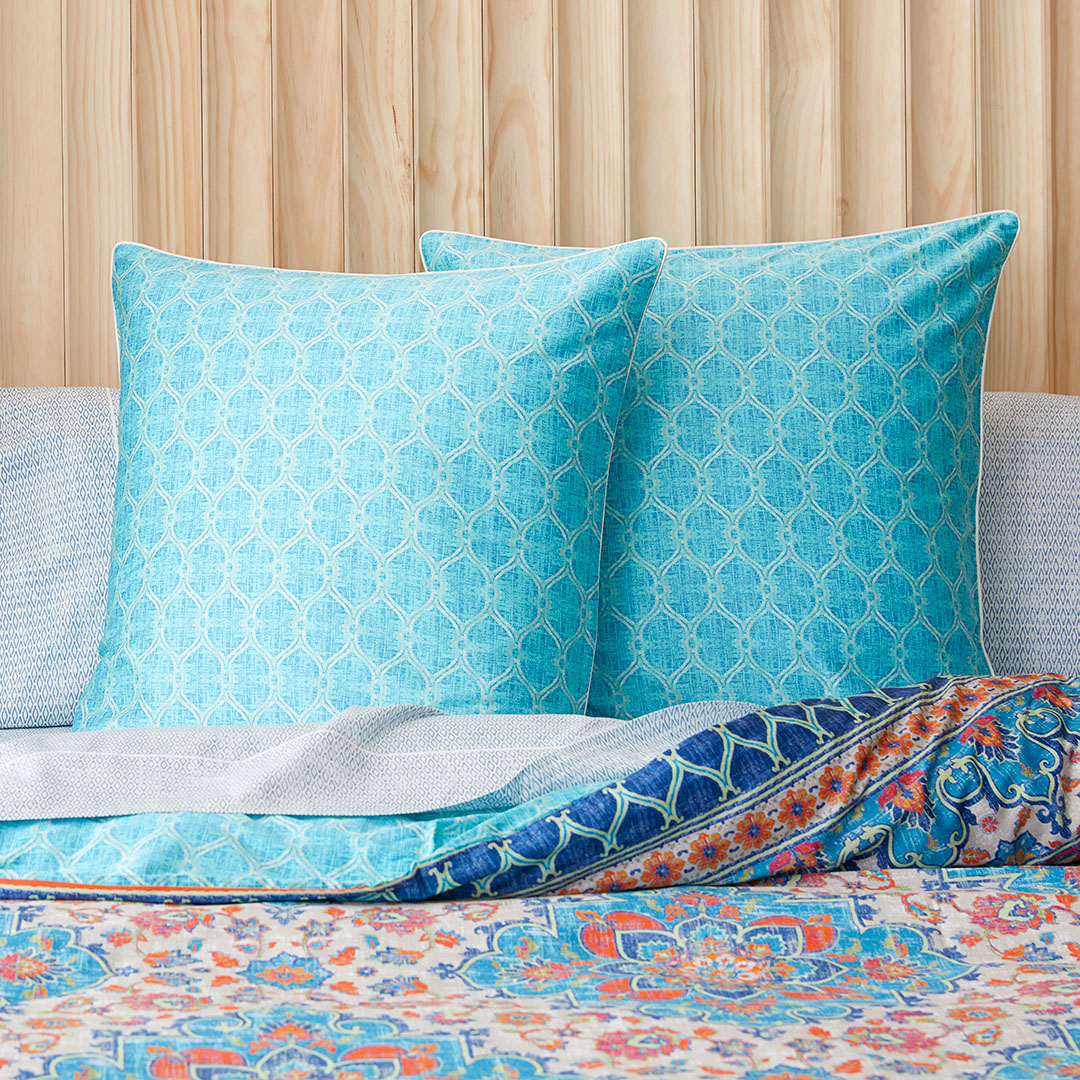Buy Bosphorus Quilt Cover Teal Online Bed Bath N' Table