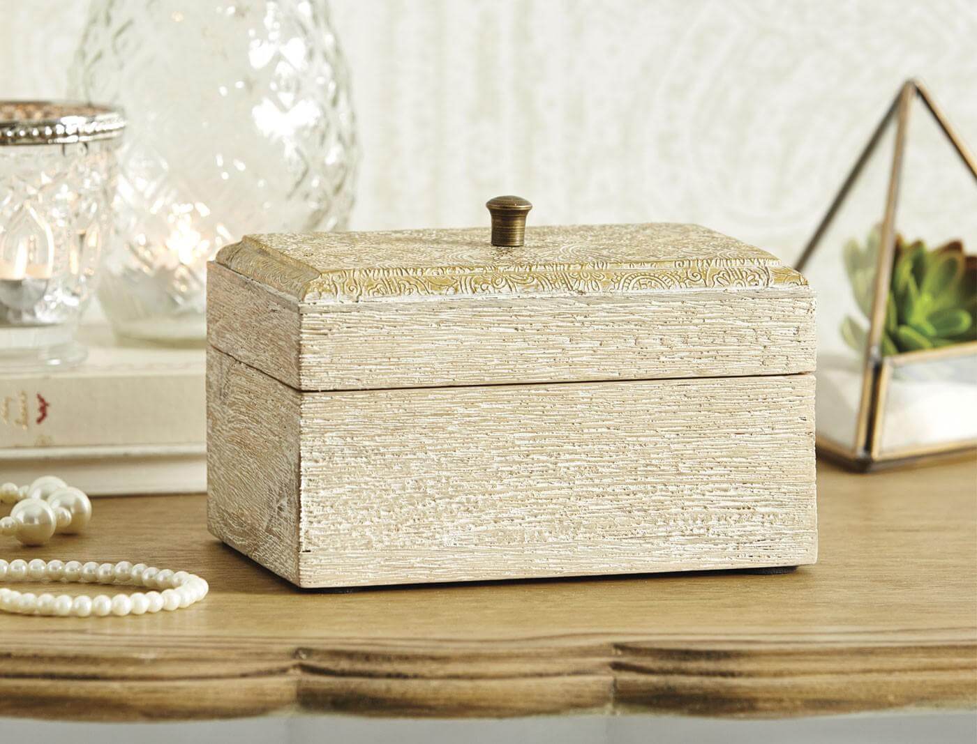 Buy Shimmer Paisley Trinket Box Online Bed Bath N' Table