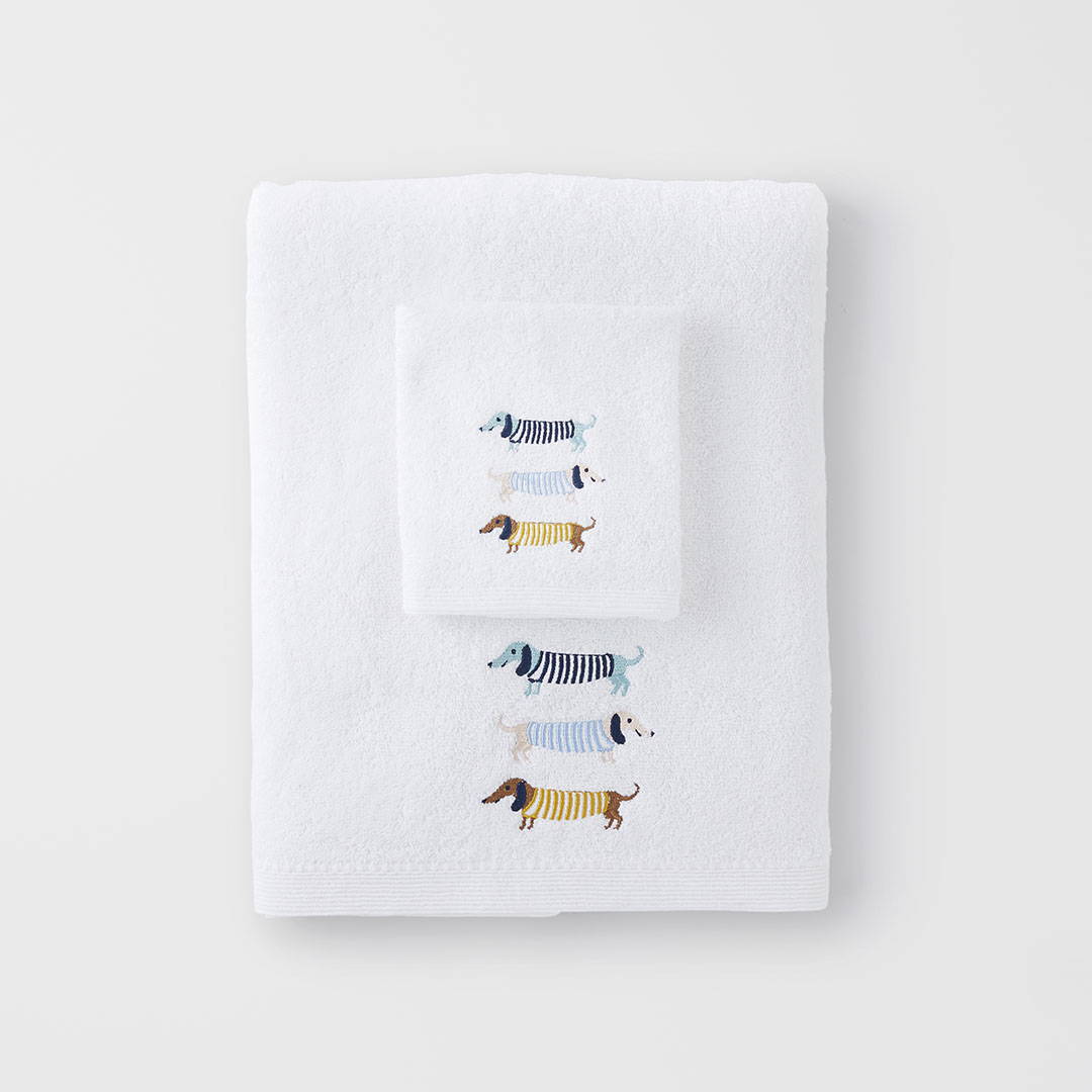 Buy Dachshunds Kids Bath Towel & Washer Set Online | Bed Bath N' Table