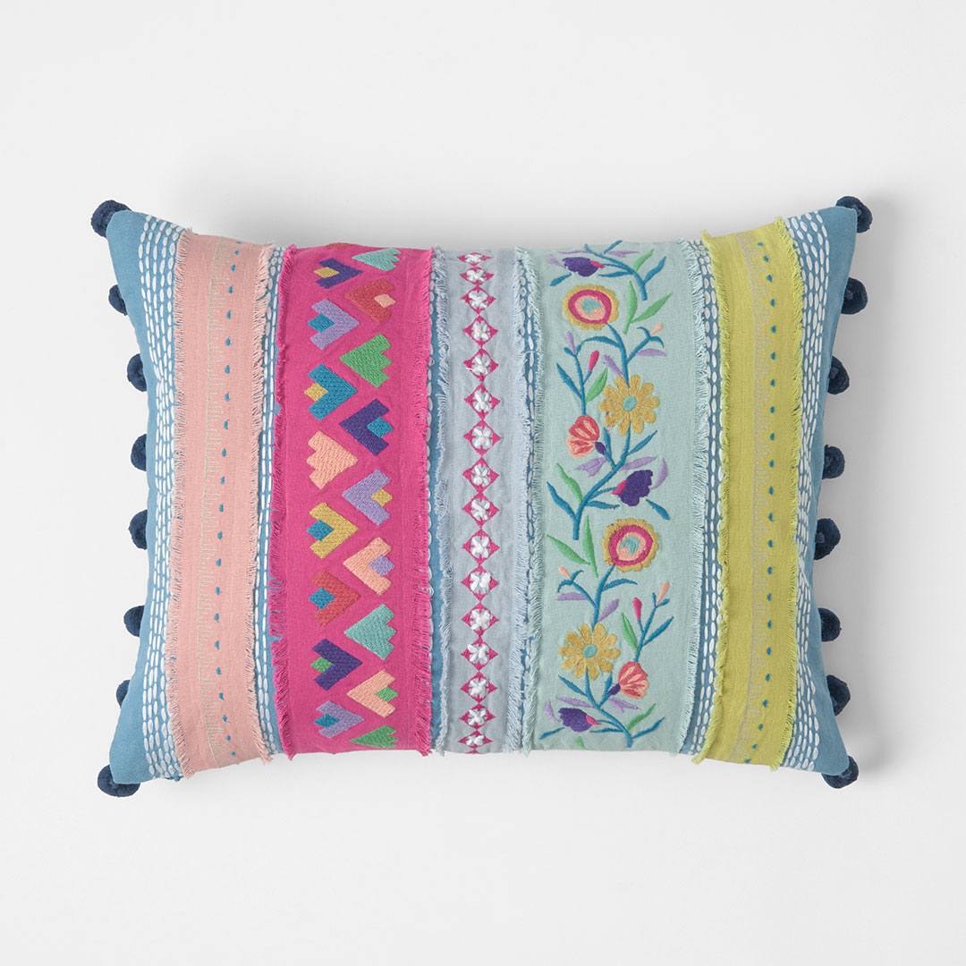 Fiesta Fringe Cushion Bed Bath N' Table