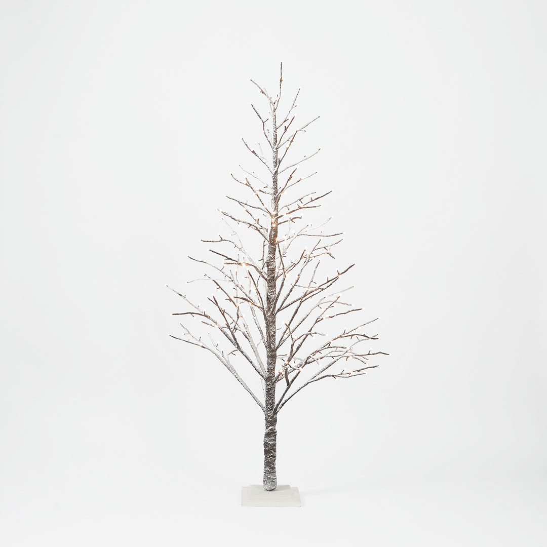 TR LED Paper Tree w Snow Lge 180cm Bed Bath N' Table