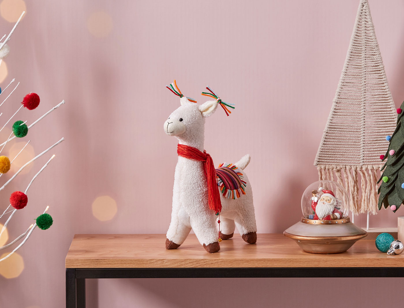 Festive Standing Llama Bed Bath N' Table