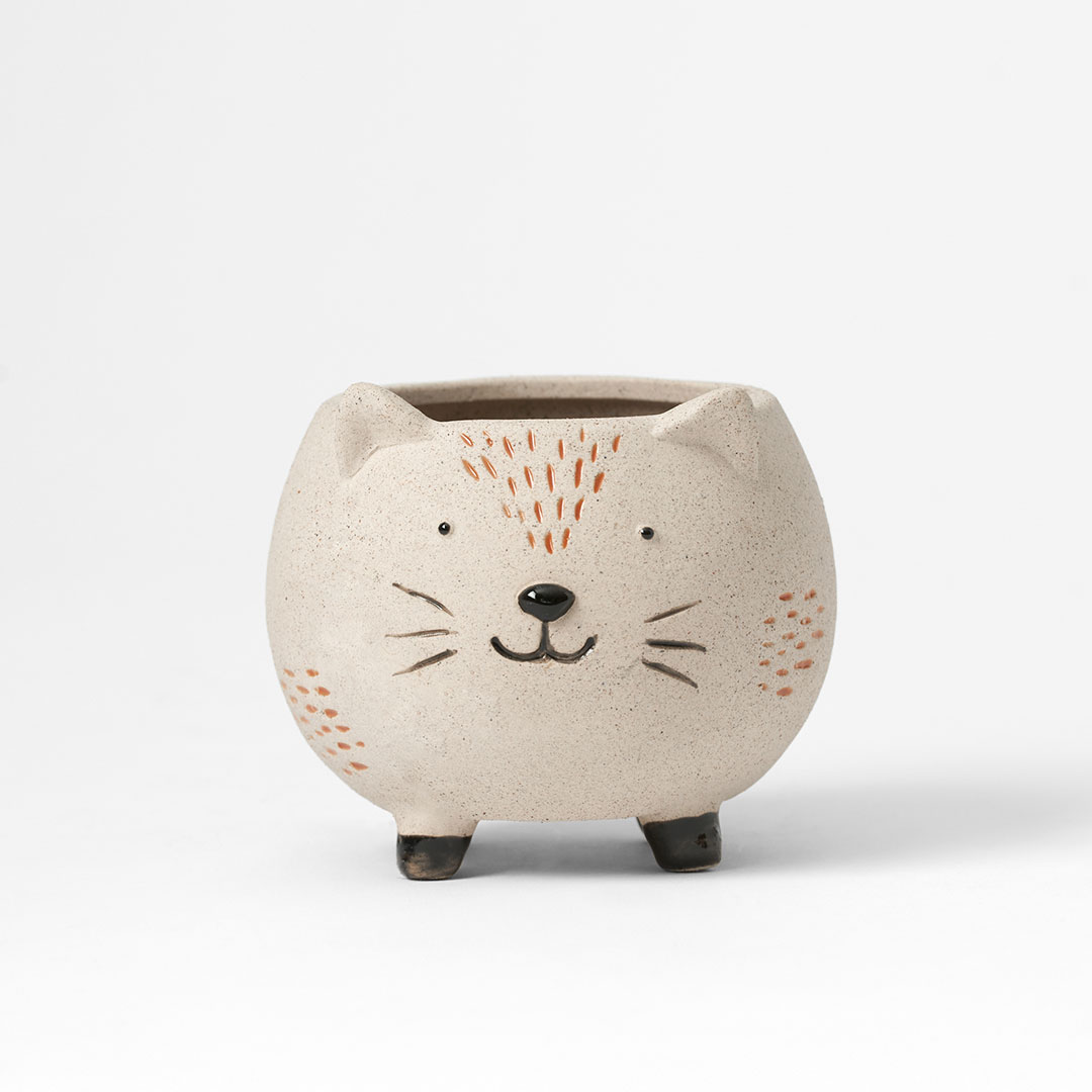 Cat Planter Sml - Bed Bath N' Table