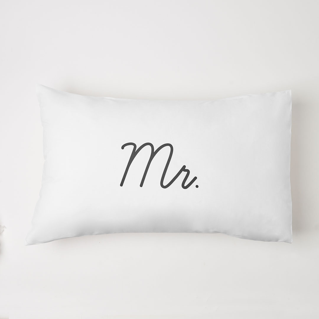 Buy Mr/Mrs Standard Pillowcase Online Bed Bath N' Table