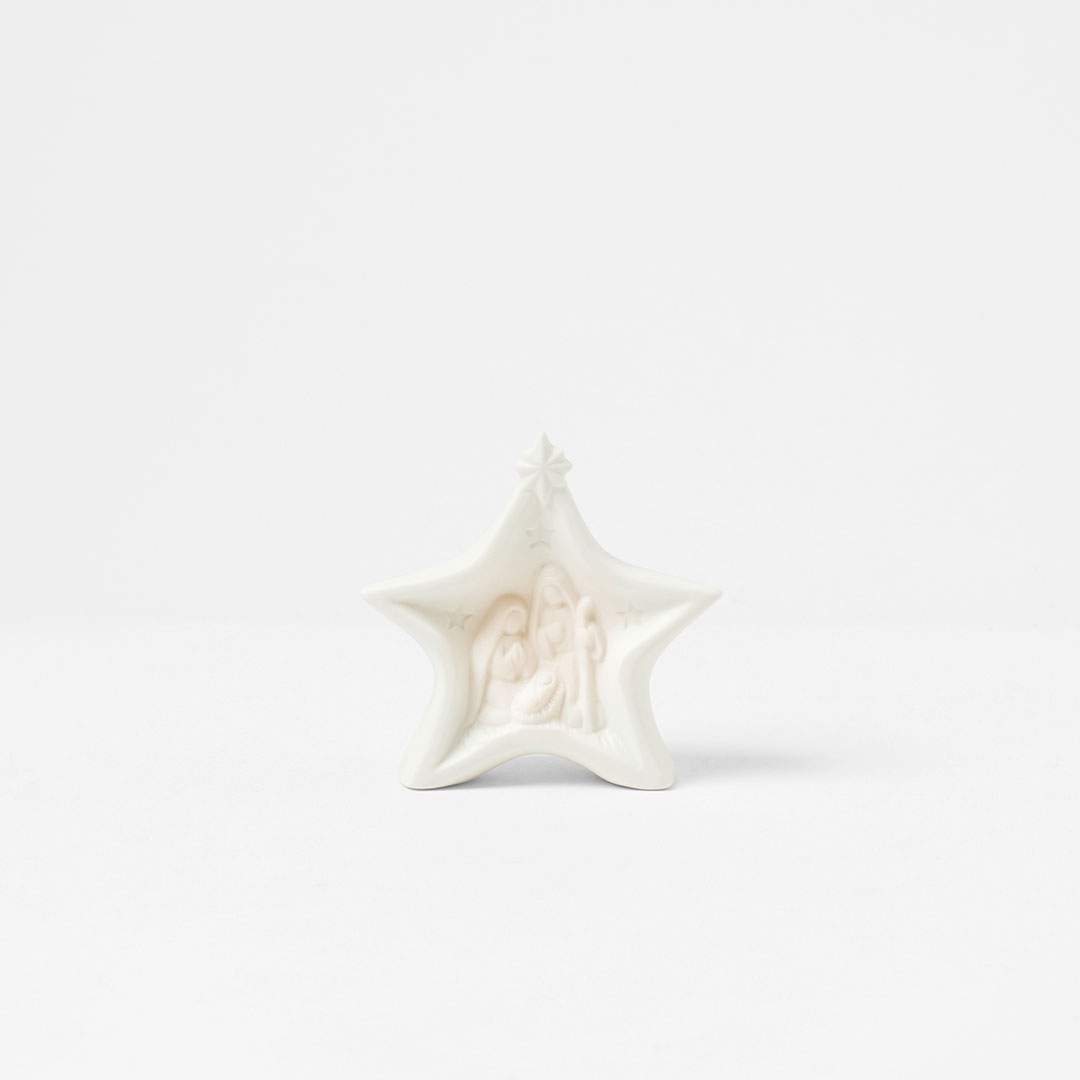 LED Porcelain Star Nativity Scene Bed Bath N' Table