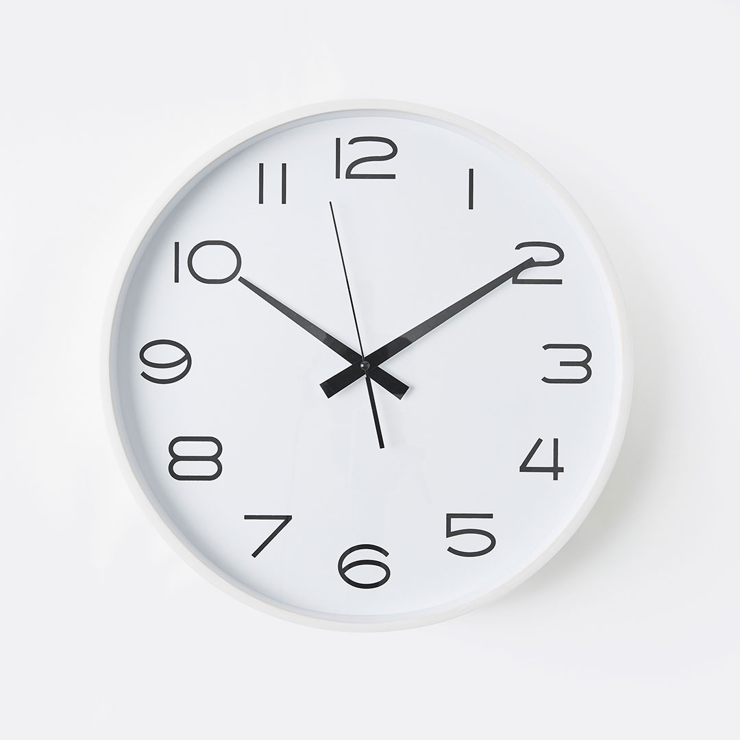 Buy Thomas 40cm White Clock Online | Bed Bath N' Table