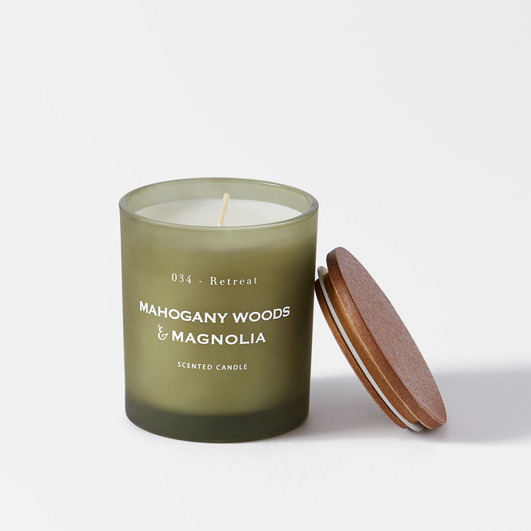 Buy Bed And Bath Body 225g Vessel Candle Mahogany Wood And Magnolia