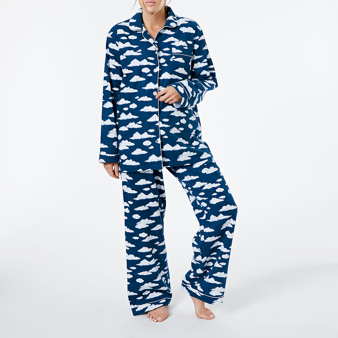 Buy Night Sky Flannelette Pyjamas Online Bed Bath N' Table