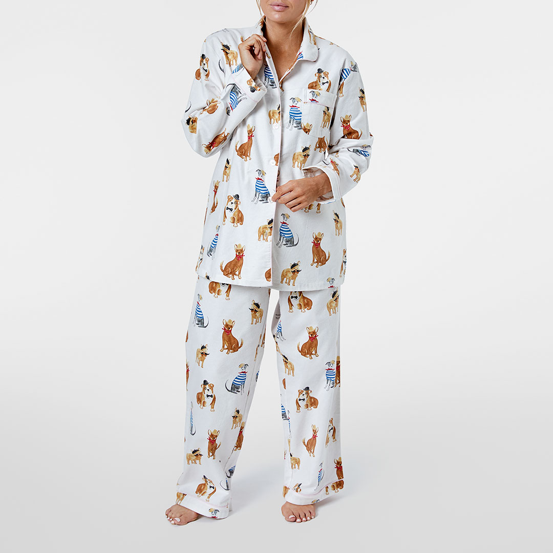 Buy Reggie Flannelette Pyjamas Online Bed Bath N' Table