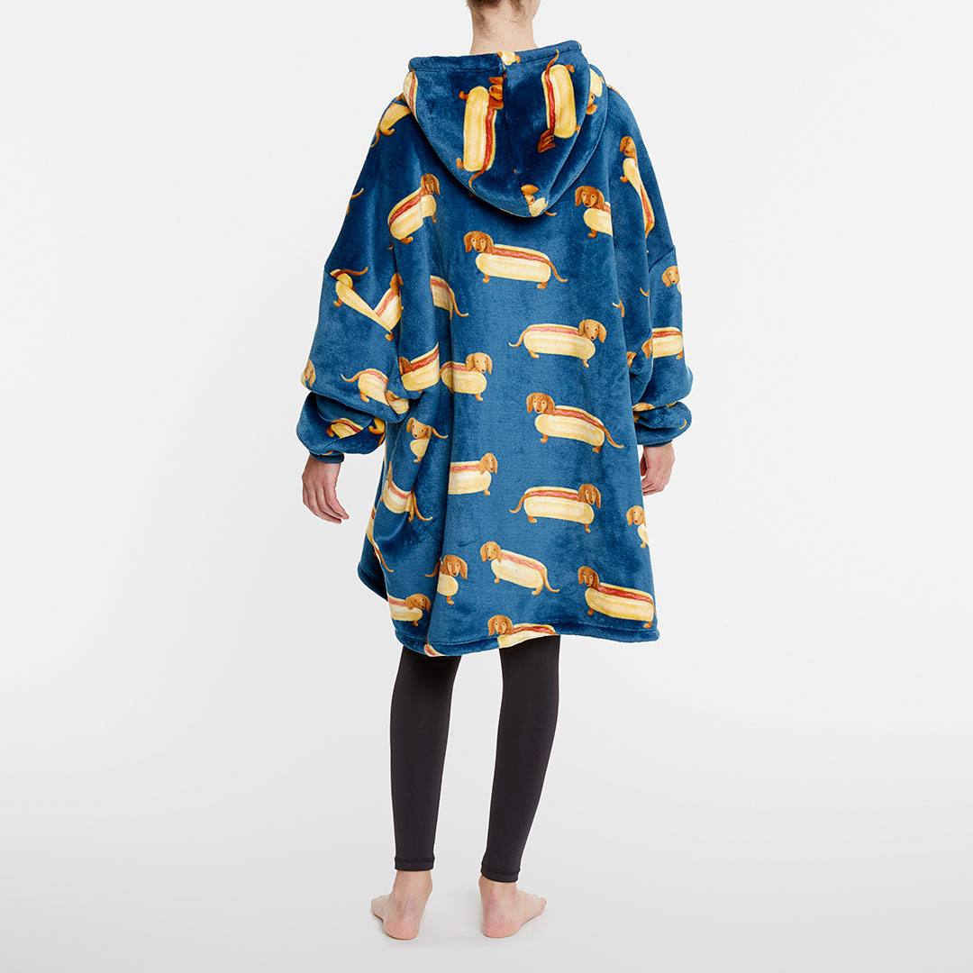 Buy Hot Dogs Hooded Sherpa Blanket Online Bed Bath N' Table