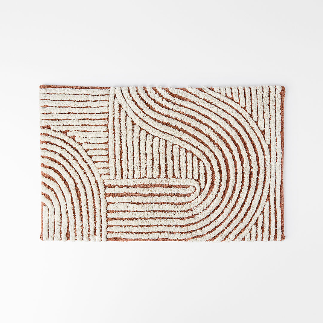 Buy Archer Bath Mat Clay/Ivory Online Bed Bath N' Table