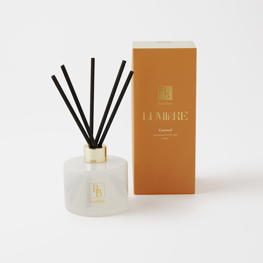 Shop Lumiere Diffuser 200ml Caramel Online Bed Bath N Table shop-lumiere-diffuser-200ml-caramel-online-bed-bath-n-table
