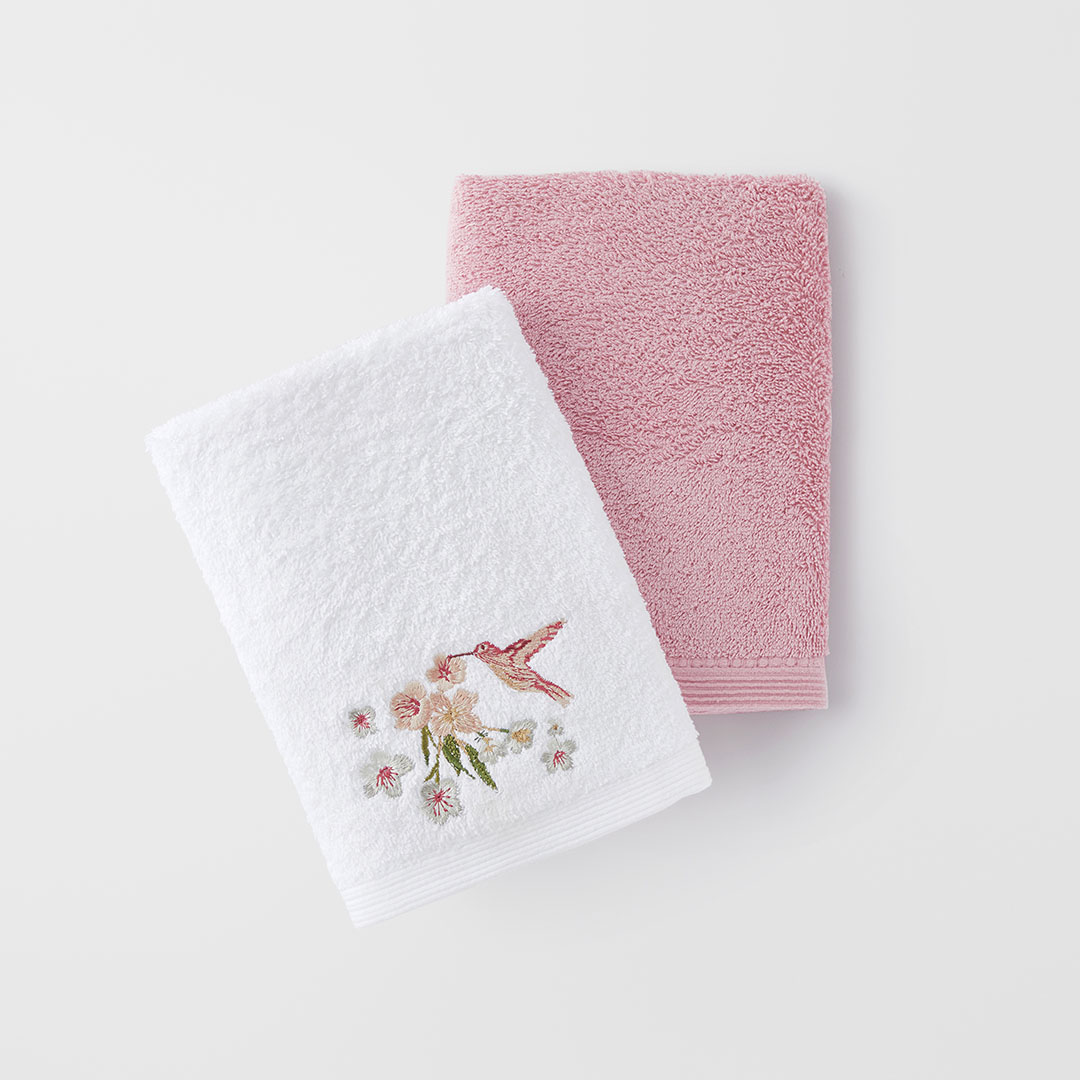 Buy Blossom Hand Towel Set Of 2 Online Bed Bath N' Table