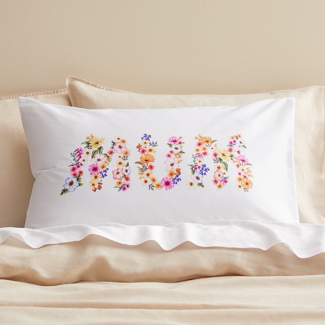 Buy Mum Blooms Standard Pillowcase Online Bed Bath N' Table