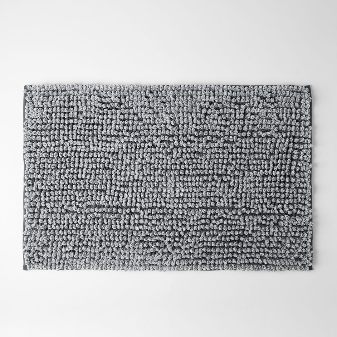 Shop Bobble Melange Bath Mat Charcoal Online Bed Bath N' Table