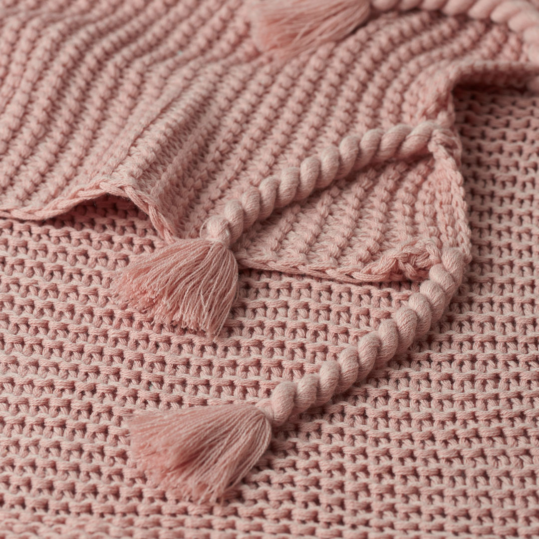 Buy Chunky Throw Blush Online Bed Bath N' Table