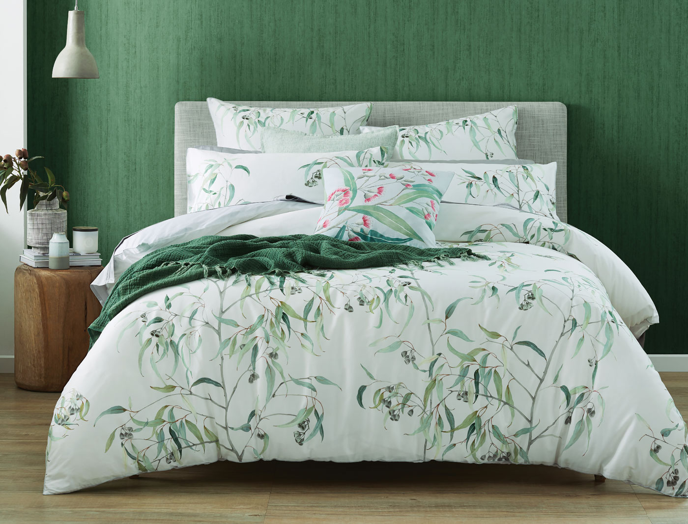 Eucalyptus Quilt Cover - Gum Leaf| Bed Bath N' Table