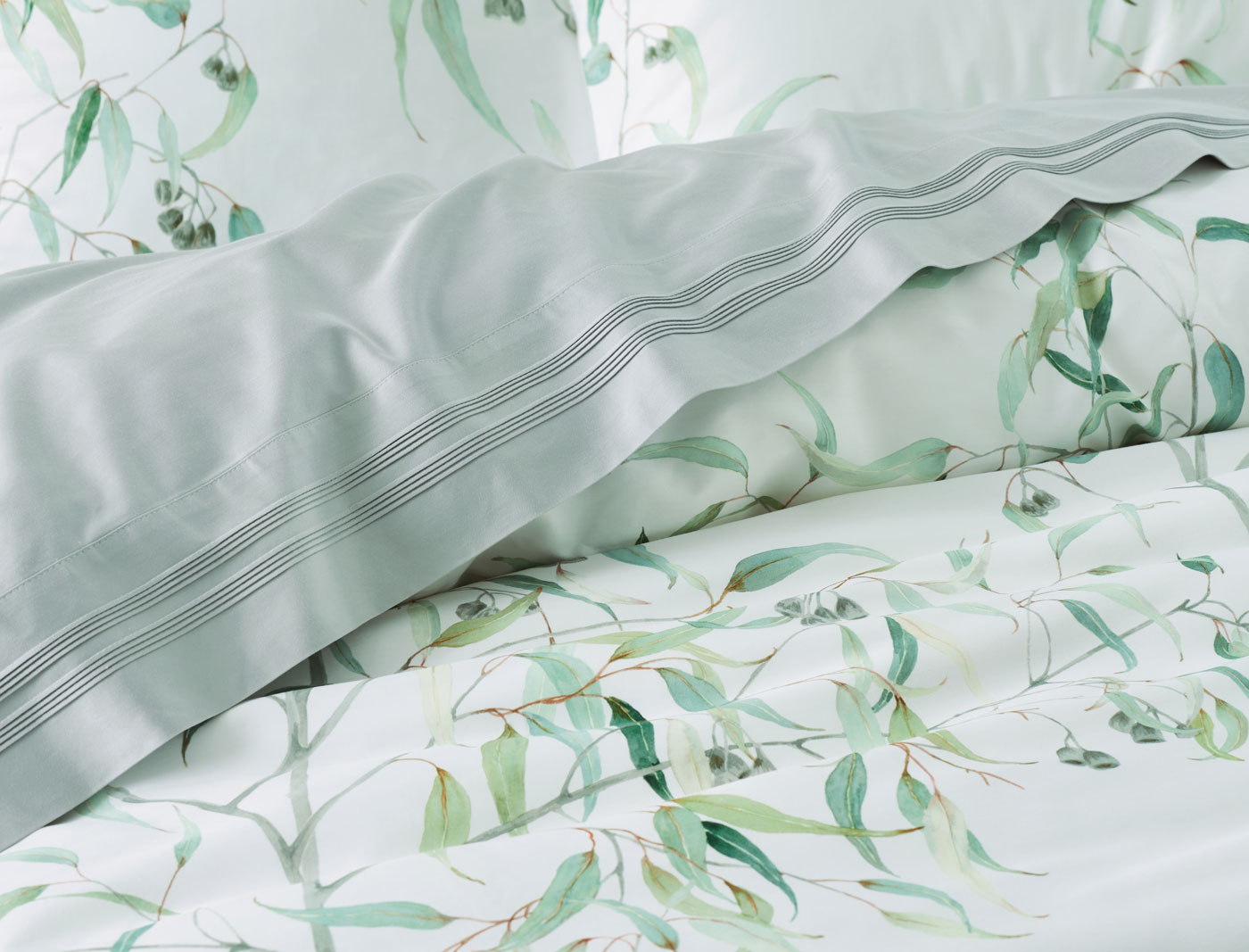 Eucalyptus Quilt Cover Gum Leaf Bed Bath N' Table