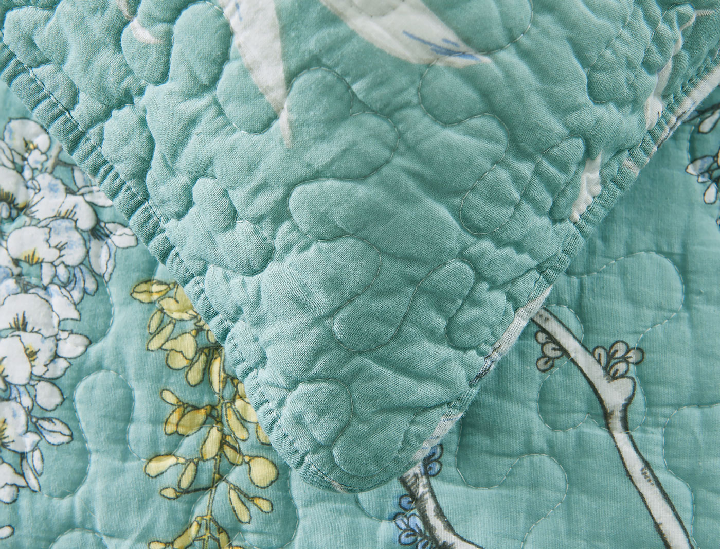 Buy Japanese Flower Bed Spread Soft Blue Floral Online Bed Bath N' Table