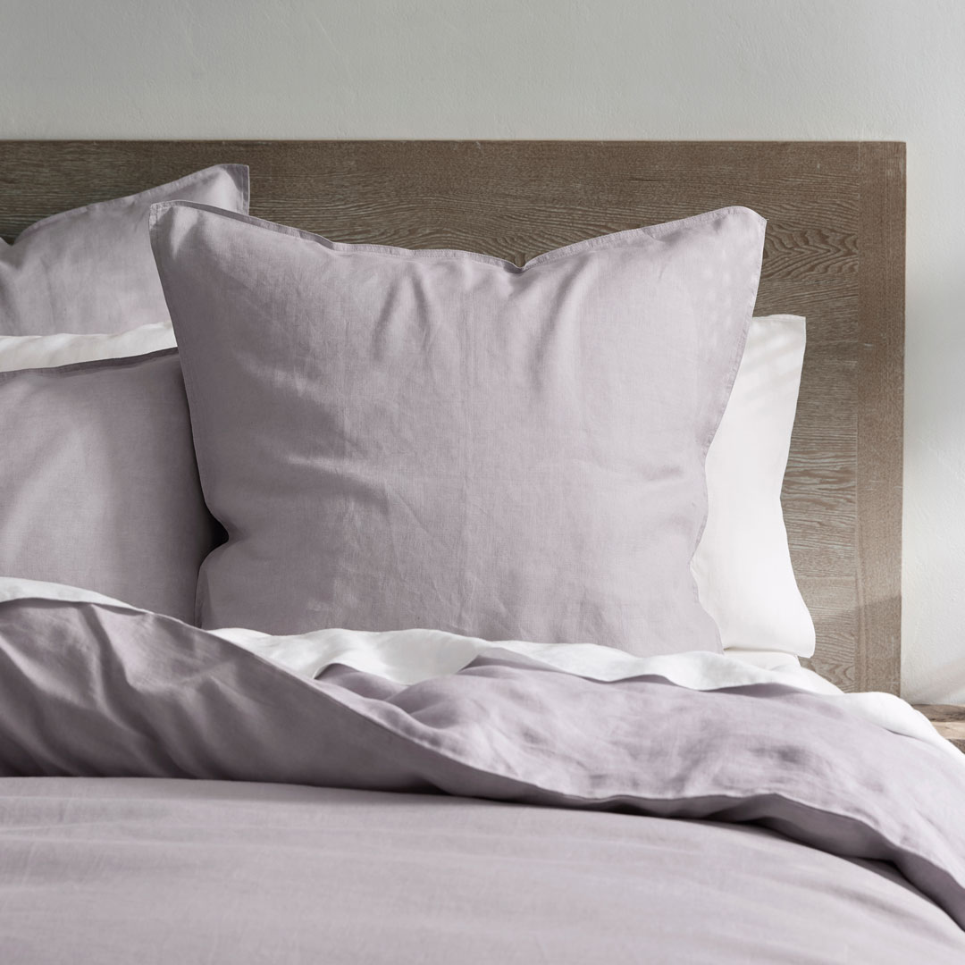 Buy Milano Silver Linen Quilt Cover Silver Online Bed Bath N' Table