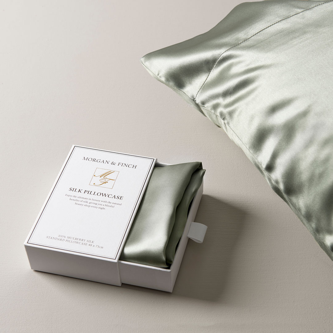 Buy Silk Pillowcase Sage Online Bed Bath N' Table