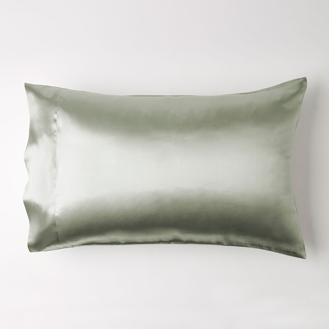 Shop Silk Pillowcase Sage Online Bed Bath N' Table