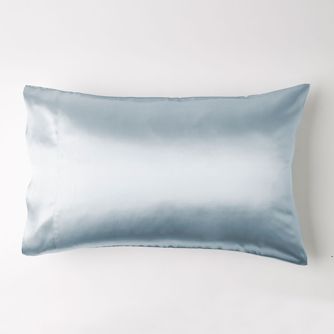 Buy Silk Pillowcase Baby Blue Online Bed Bath N' Table